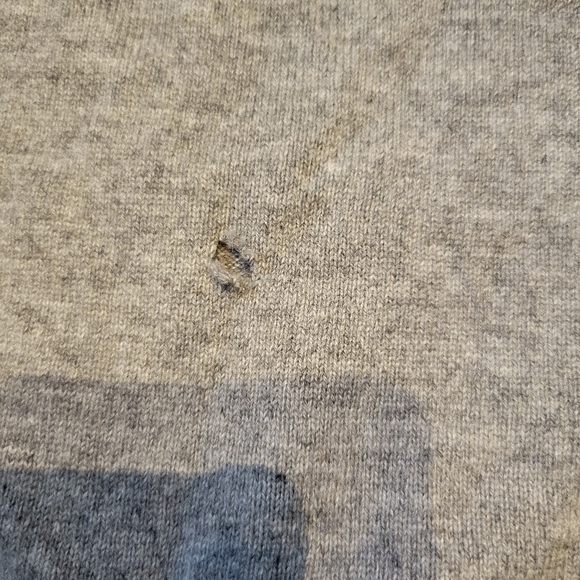 Theory Men's 100% Cashmere Reiser o 3 V-Neck Sweater **FLAWED** - Picture 7 of 14